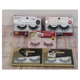 5 Sets of False Eyelashes Misc. Styles