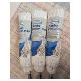 Set of 3 Trueliving  Jumbo Cotton Mops