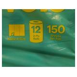 Make-A-Size Paper Towels - 12 Triple Rolls - 2-Ply - 150 Sheets - up&up