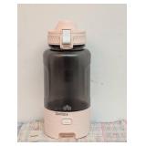 Water Bottle Turchongeco Dog 1.5l Portable W/ Handle Pink