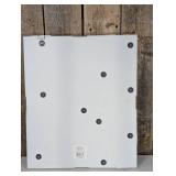 5pc Circle Mirrors, White