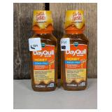 Vicks DayQuil SEVERE Honey Cold & Flu Liquid Medicine, 8 fl oz  (set of 2)