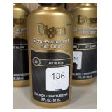 Bigen Semi-Permanent Hair color Jet Black 3 Ounce  (set of 3)