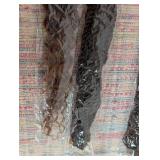 4 Packs of Dark Ombre Hair Extensions