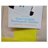 24 Cans/20.4qt Backpack Cooler Yellow, Sun Squad