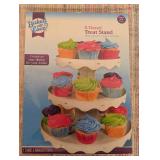 Baked with Love 3-Tiered Treat Cupcake Stand, 10 Count