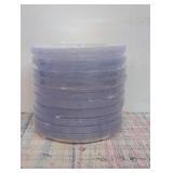Plastic Plates 9", 10 Packs of 12 Plates.