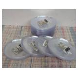 Plastic Plates 9", 10 Packs of 12 Plates.
