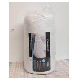 Queen 100% Cotton 3" Thick Soft Featherbed - Beautyrest: Plush Duck Down, Fits Up to 16" Mattress, 233 Thread Count