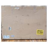 58" x 38" Abstract Horizon Framed Wall Canvas