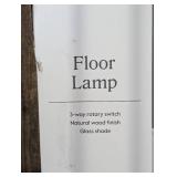 Torchiere Floor Lamp Natural Brown - Threshold