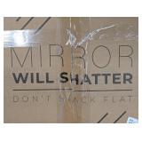 WallBeyond 24" Aluminum Round Mirror Gold