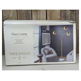 Span 3-Head Metal Globe Floor Lamp Brass - Threshold