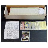 1989 Fleer Baseball Card Box - Partial Set