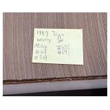 1987 Topps Baseball Card Partial Set - Noted Missing 4 Cards