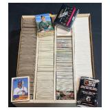 PACKED Box of Vatious Baseball Cards + Hockey Pack and Pinnacle Set