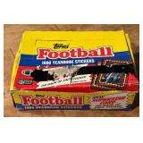 1988 Topps Yearbook Stickers Football Card Pack Box