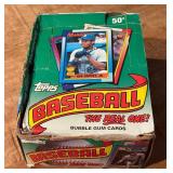 1990 Topps Baseball 28 Pack Card Box