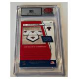 Barry Bonds Event-Used Base and Plate 2002 Big League Challenge Materials #46 Untouched Baseball Card