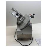 $800 370W+550W Commercial Meat Slicer, 13-inch Stainless Steel, 0-16 mm Adjustable Thickness
