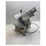 $800 370W+550W Commercial Meat Slicer, 13-inch Stainless Steel, 0-16 mm Adjustable Thickness