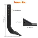 Garvee Box Blade for Tractor + 16" Ripper Shanks + Adjustable Handle + Heavy-Duty Steel