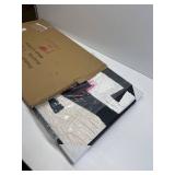 $140 zoinart Black Framed Wall Art, Wabi-sabi Black & White Textured, Modern Abstract Painting 24x36