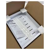 Pull-Out Cabinet Organizer, Expandable 23-31 in, 5 Rails, Roll-Out Drawers, White