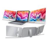 $227 WEU Laptop Screen Extender, 14" 1200P FHD Triple Monitor, 205  Rotate, USB-C/HDMI/USB-A