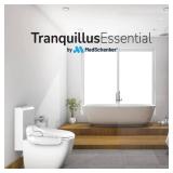 $160 Tranquillus Essential Electric Bidet Seat, Heated, Dryer, Adjustable Water/Air, Soft-Close, ADA