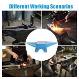 $415 Garvee Cast Steel Anvil 132lbs - Durable Blacksmith Tool, Drop-Forged Steel, Polished