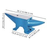 $415 Garvee Cast Steel Anvil 132lbs - Durable Blacksmith Tool, Drop-Forged Steel, Polished