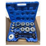 $140 ZKTOOL 40Pcs Universal Pull & Press Sleeve Kit for Cars, 5 Spindles, Case & Gloves