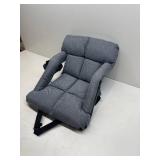 PICNIC TIME Ventura Portable Reclining Stadium Seat with Back Support, Foldable Bleacher Chair
