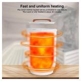 SAMEAT Heated Towel Warmer for Bathroom Auto Shut Off Fits Two 40x70 Towels White