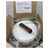 SAMEAT Heated Towel Warmer for Bathroom Auto Shut Off Fits Two 40x70 Towels White