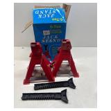 Car Jack Stands 6 Ton Adjustable Auto Floor Jack Stands, Double Locking, Base, 13,200 lb, 2 Pack