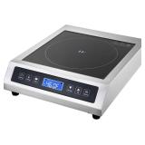 $169 Commercial Induction Cooktop, Portable Countertop Burner with Sensor Touch & LCD, 3500W/220V