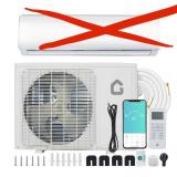 $1600 Garvee 24000 BTU Ductless Mini Split Heat Pump, 21 SEER2, 208/230V, WiFi, R45 Series