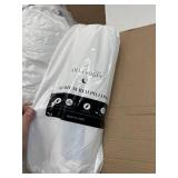 JOLLYVOGUE Queen Size Set of 2, Soft Supportive Down-Alternative Filling for Side Sleepers