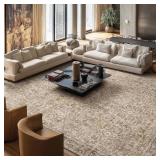 $270 Washable Indoor Living Room Rugs, 10x8 Area Rugs, Non-Slip, Stain-Resistant, Carpet