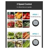 800W Juicer, Centrifugal with 3" Wide Mouth Feed Chute, BPA-free (Green)