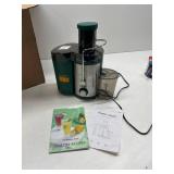 800W Juicer, Centrifugal with 3" Wide Mouth Feed Chute, BPA-free (Green)