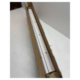 Lotus & Windoware Cordless 2-In Faux Wood Blind, 39 x 60 in Bright White
