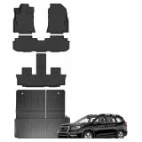 $130 Auxko All Weather Floor Mats & Cargo Mat for Subaru Ascent (2019-2026) 7/8 Seats TPE Liners