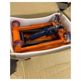 $238 Garvee Scissor Lift Table, 330 lb, 28.5 in. Lifting Height, Hydraulic Cart with Locking Wheels