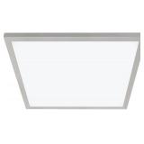 Good Earth Lighting 24in Smart LED Direct-Wire Flat Panel Ceiling Light Brushed Nickel 4000