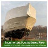 $150 Farm Plastic Supply Polyethylene Shrink Wrap - 7 mil Boat Shrink Film, 14