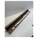 JUBEST 48" Bifold Door Hardware Kits, Top-Mounted Bi-fold Door Hardware, 4-Door System No Doors