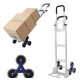 $167 Garvee Hand Truck 650 Lb Capacity, Strong & Lightweight Construction, Triangle Wheel Climber